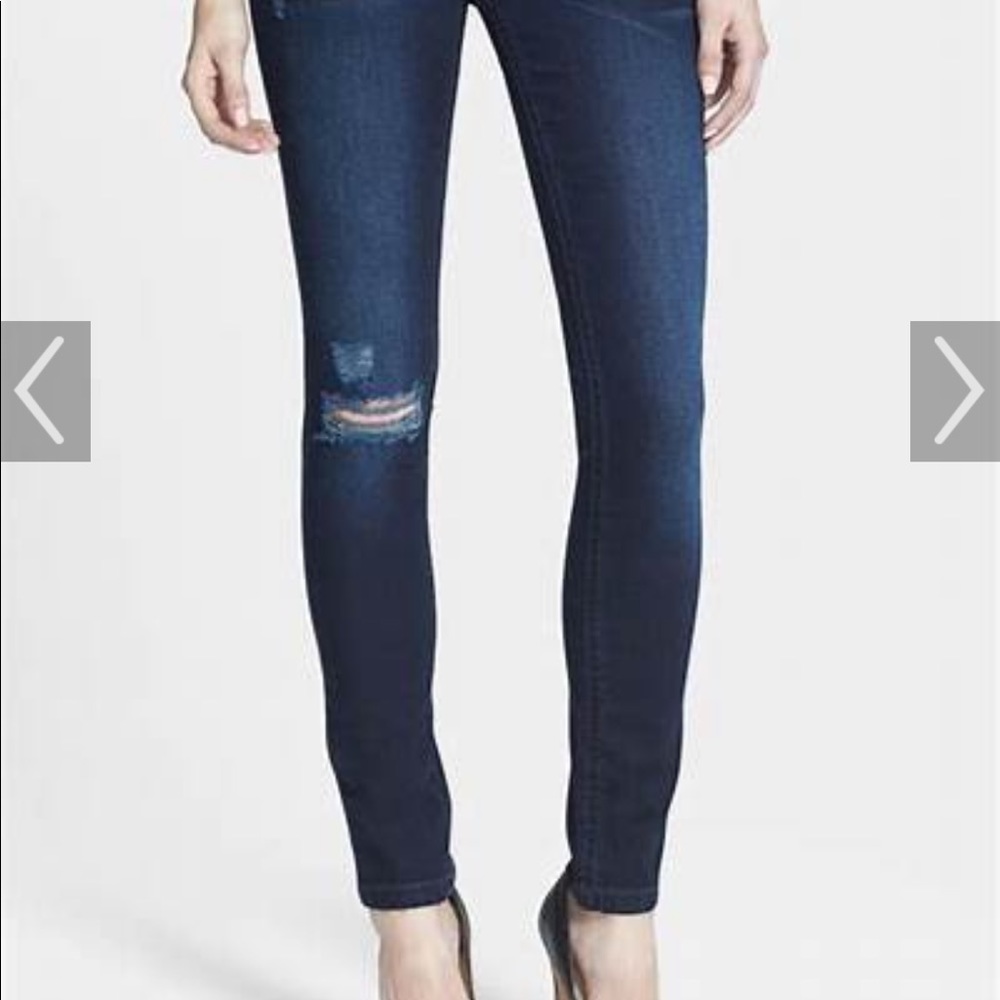 DL1961 Skinny Distressed Denim Jeans
